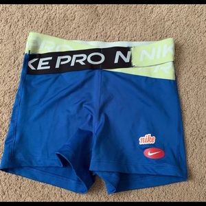 Nike pro compression shorts